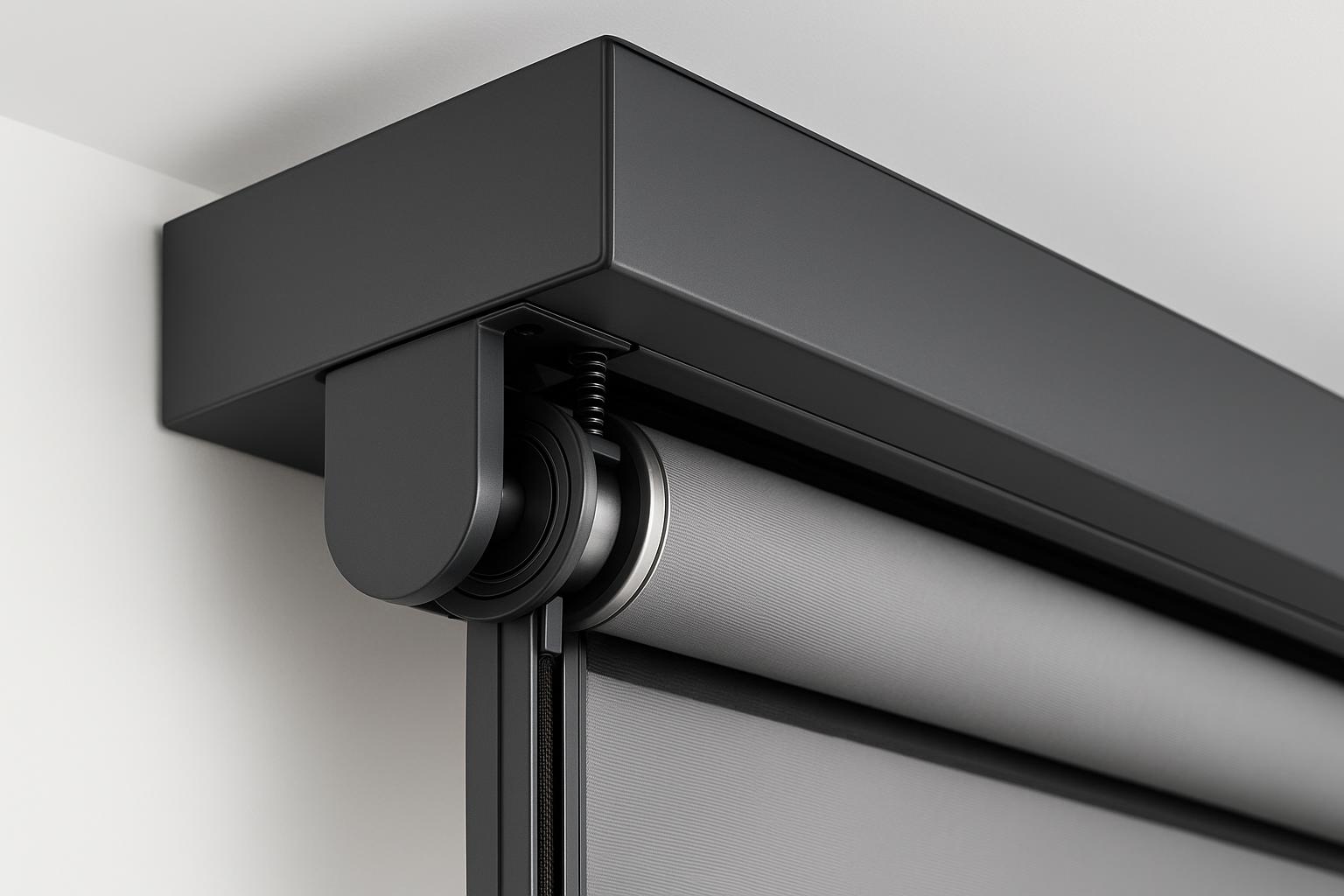 Amortisörlü Tavan Zip Perde